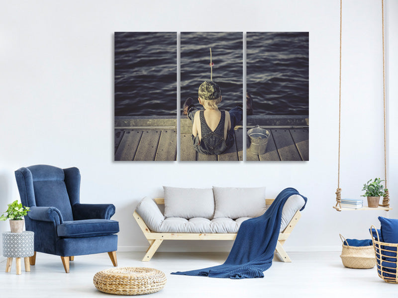 3-piece-canvas-print-a-little-fisherman