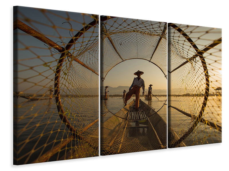 3-piece-canvas-print-inle-fisherman