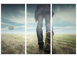 3-piece-canvas-print-long-journey-starts-from-the-first-step