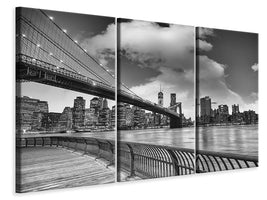 3-piece-canvas-print-skyline-black-and-white-photography-brooklyn-bridge-ny