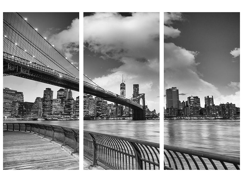 3-piece-canvas-print-skyline-black-and-white-photography-brooklyn-bridge-ny