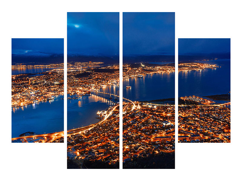 4-piece-canvas-print-arctic-twilight