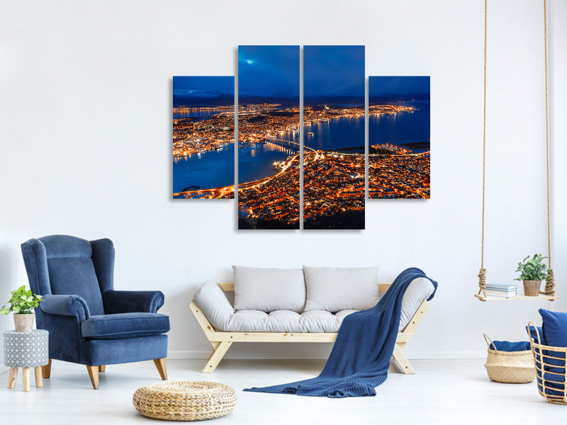 4-piece-canvas-print-arctic-twilight