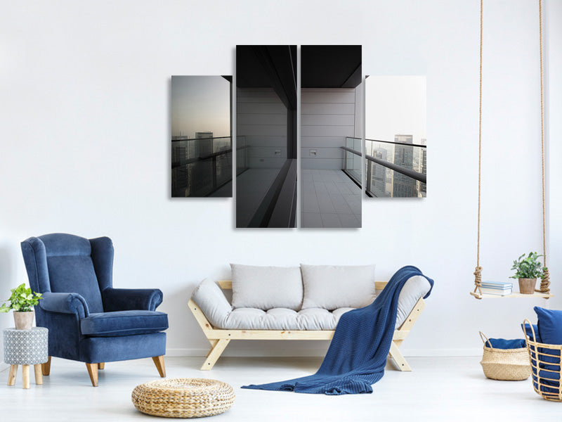 4-piece-canvas-print-balcony-in-dubai