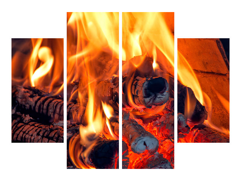 4-piece-canvas-print-campfire