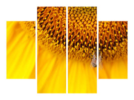 4-piece-canvas-print-close-up-yellow-bud