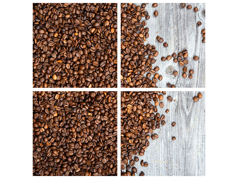 4-piece-canvas-print-coffee-beans