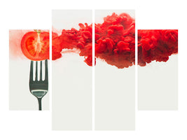 4-piece-canvas-print-disintegrated-tomato