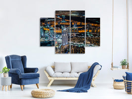 4-piece-canvas-print-dubai-night