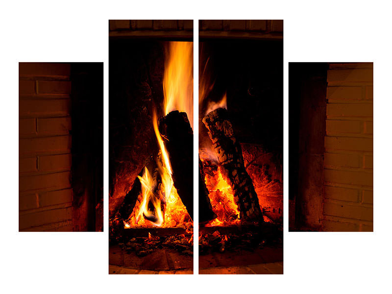 4-piece-canvas-print-fire-in-the-chimney