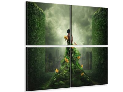 4-piece-canvas-print-go-green-p