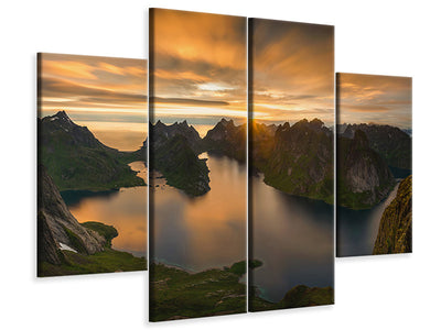 4-piece-canvas-print-helvete-midnight-sun