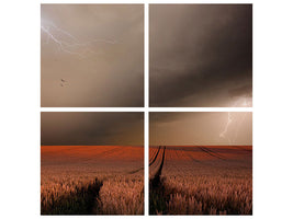 4-piece-canvas-print-in-the-vastness-of-strohgaeu