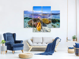 4-piece-canvas-print-lagoon-life