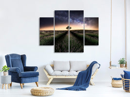 4-piece-canvas-print-lavender-way