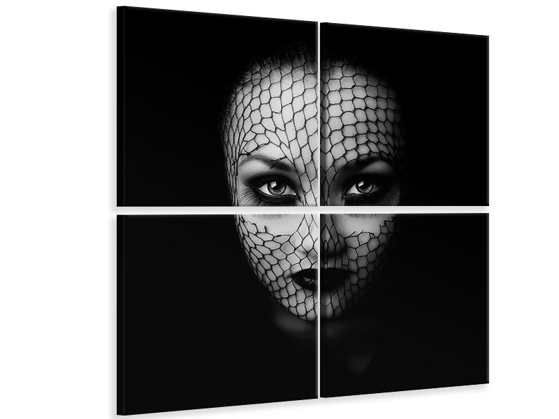 4-piece-canvas-print-low-key-face