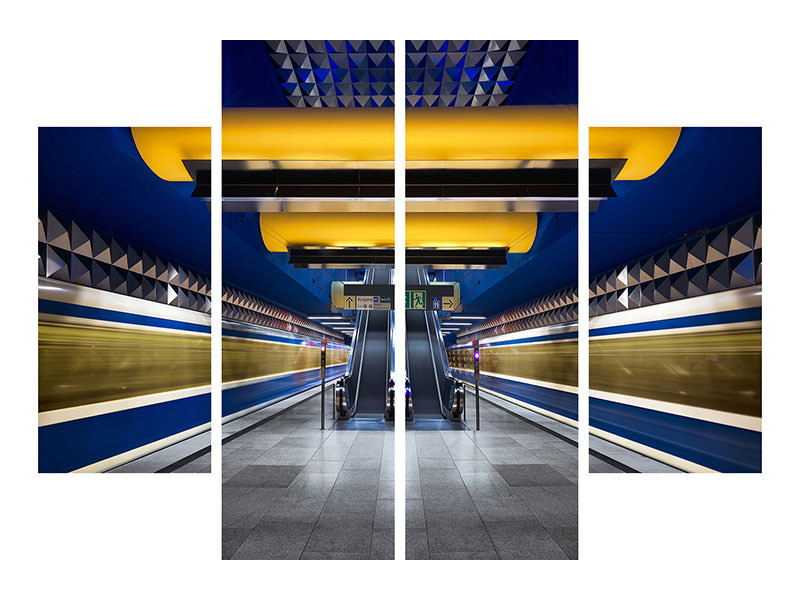 4-piece-canvas-print-munich-underground