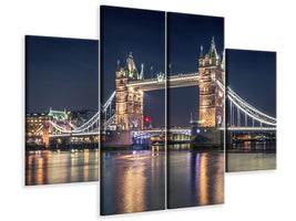 4-piece-canvas-print-night-at-the-tower-bridge