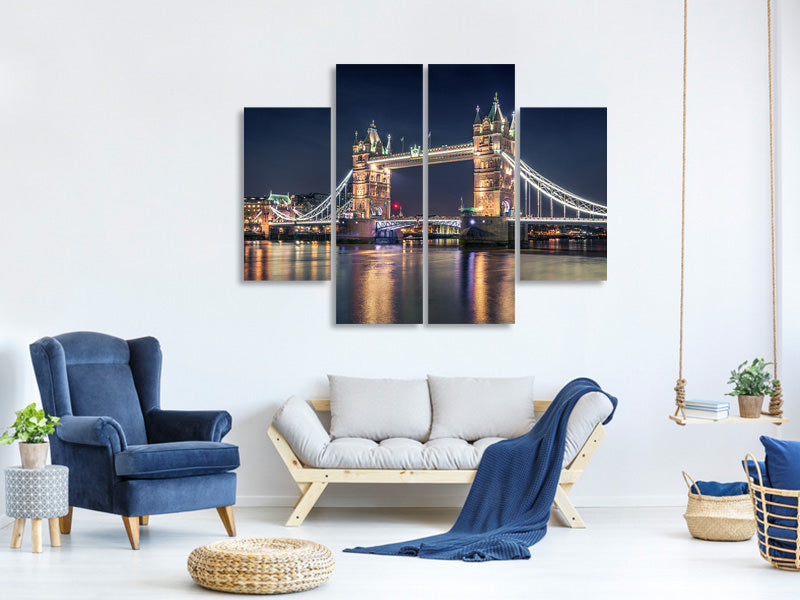 4-piece-canvas-print-night-at-the-tower-bridge