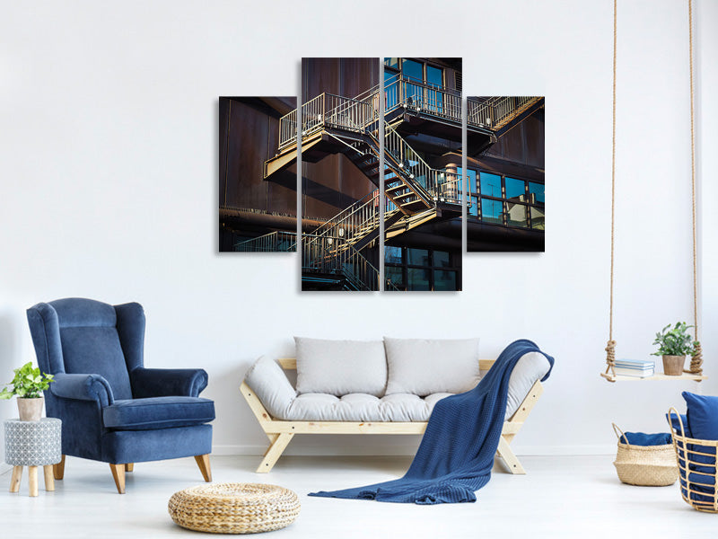 4-piece-canvas-print-outside-stairs