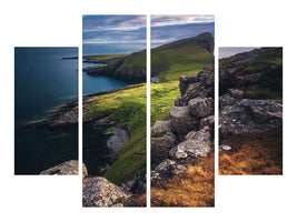 4-piece-canvas-print-scotland-neist-point