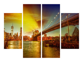 4-piece-canvas-print-skyline-brooklyn-bridge-ny