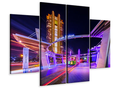 4-piece-canvas-print-uptown-dallas