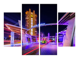 4-piece-canvas-print-uptown-dallas