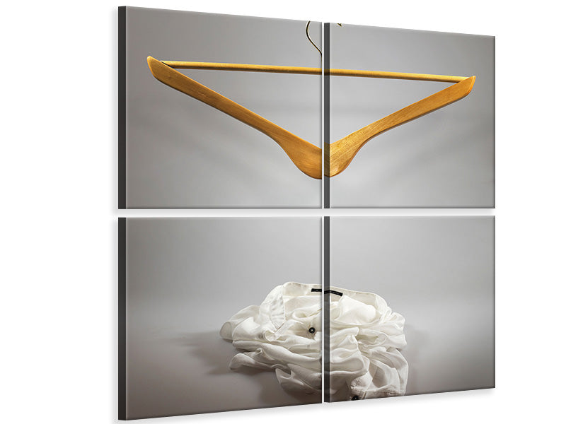 4-piece-canvas-print-useless-series-the-cloth-hanger