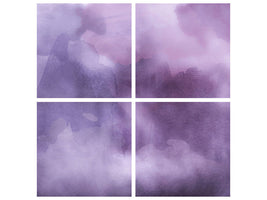 4-piece-canvas-print-watercolor-in-purple