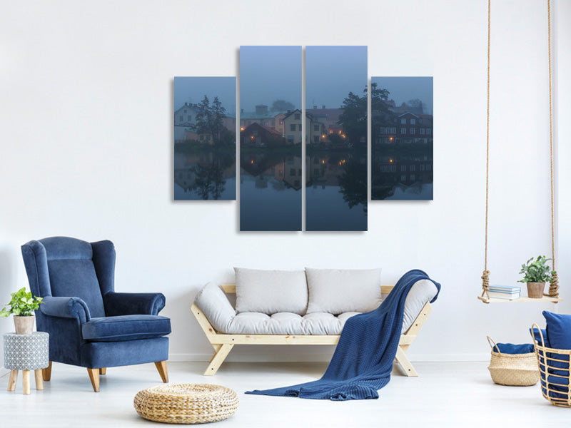 4-piece-canvas-print-when-darkness-begins-to-release-its-grip-of-the-old-town