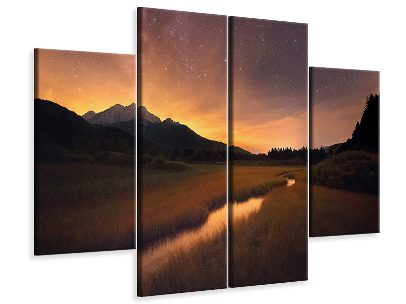 4-piece-canvas-print-zelenci-springs-ii