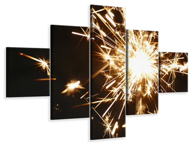 5-piece-canvas-print-a-sparkler