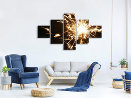 5-piece-canvas-print-a-sparkler