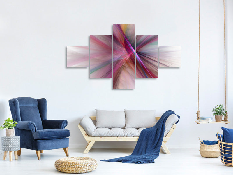 5-piece-canvas-print-abstract-lights-shine