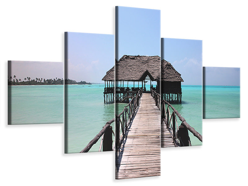 5-piece-canvas-print-beach-paradise