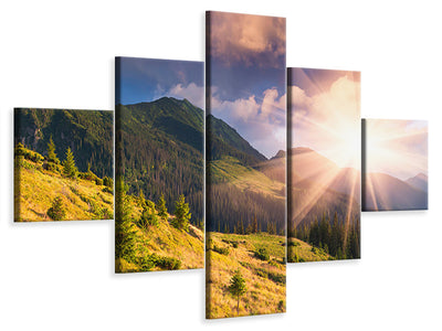 5-piece-canvas-print-beginning-of-autumn