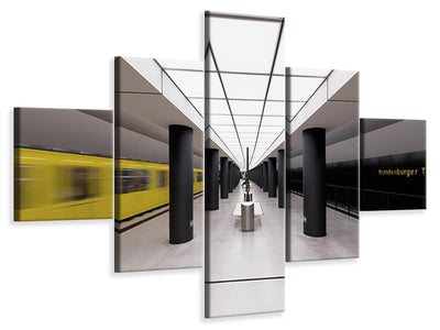 5-piece-canvas-print-berlin-subway