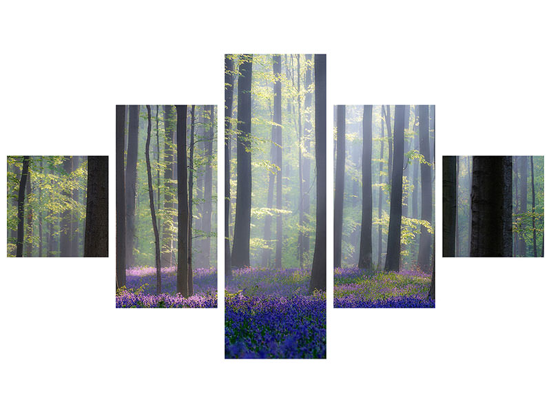 5-piece-canvas-print-bluebells