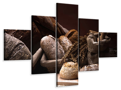 5-piece-canvas-print-bread-bakery