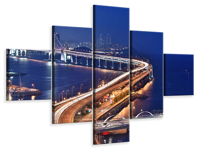 5-piece-canvas-print-busan-south-korea