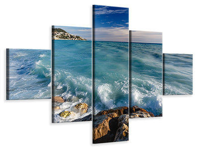 5-piece-canvas-print-cote-dazur