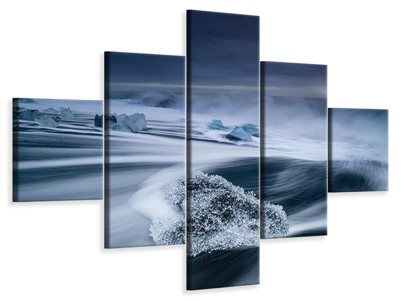 5-piece-canvas-print-crystal-ice