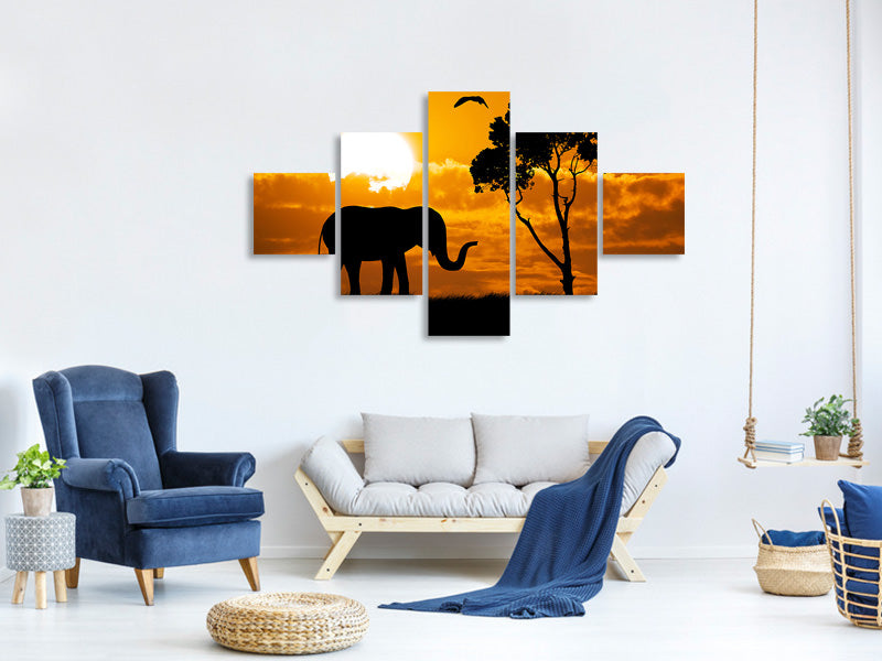 5-piece-canvas-print-dreamy-africa