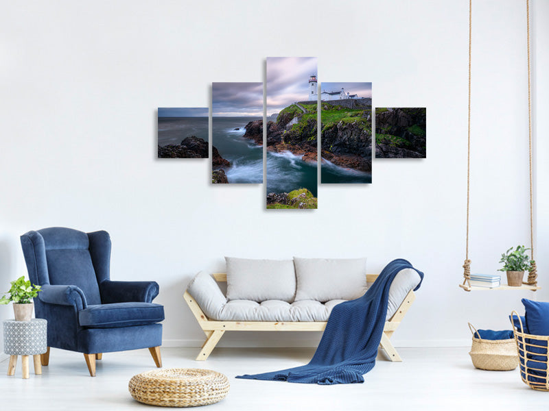 5-piece-canvas-print-fanad-head-lighthouse
