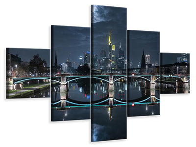 5-piece-canvas-print-frankfurt-at-full-moon