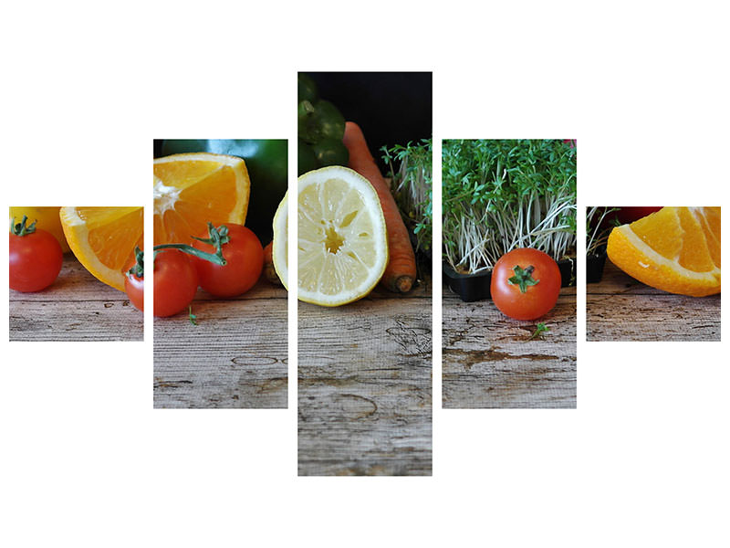 5-piece-canvas-print-fruit-and-vegetables