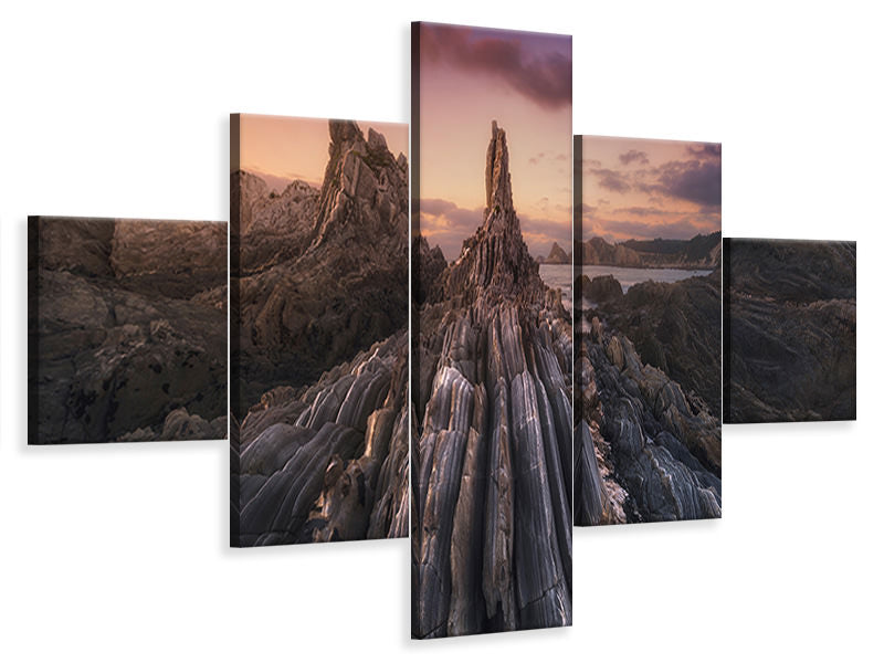 5-piece-canvas-print-gueirua-needles-ii