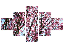 5-piece-canvas-print-japanese-cherry-blossom