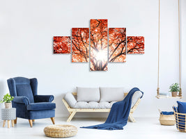 5-piece-canvas-print-light-of-autumn